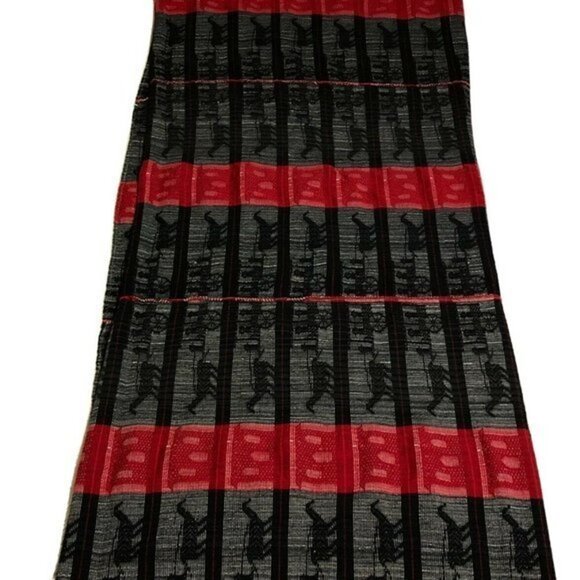 Hand Woven Textile Blanket Fringe Edge Indigenous tinguian tribe Philippines - Picture 9 of 10